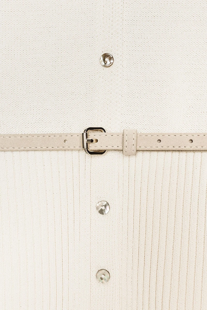 BELTED VEST