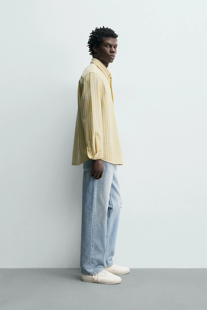 CHEMISE OXFORD À RAYURES