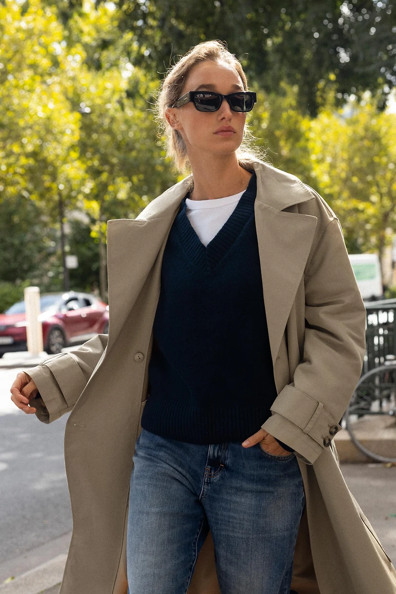 LONG TRENCH COAT