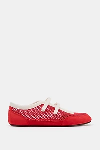 MESH SNEAKER BALLET FLATS