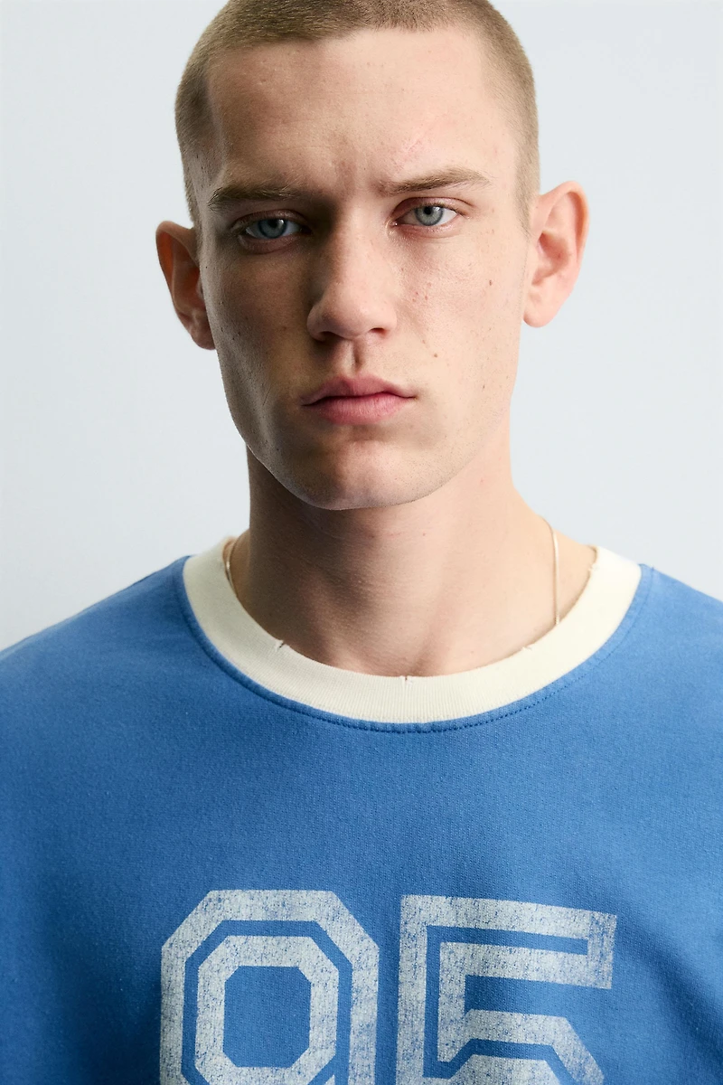 PRINTED WASHED T-SHIRT