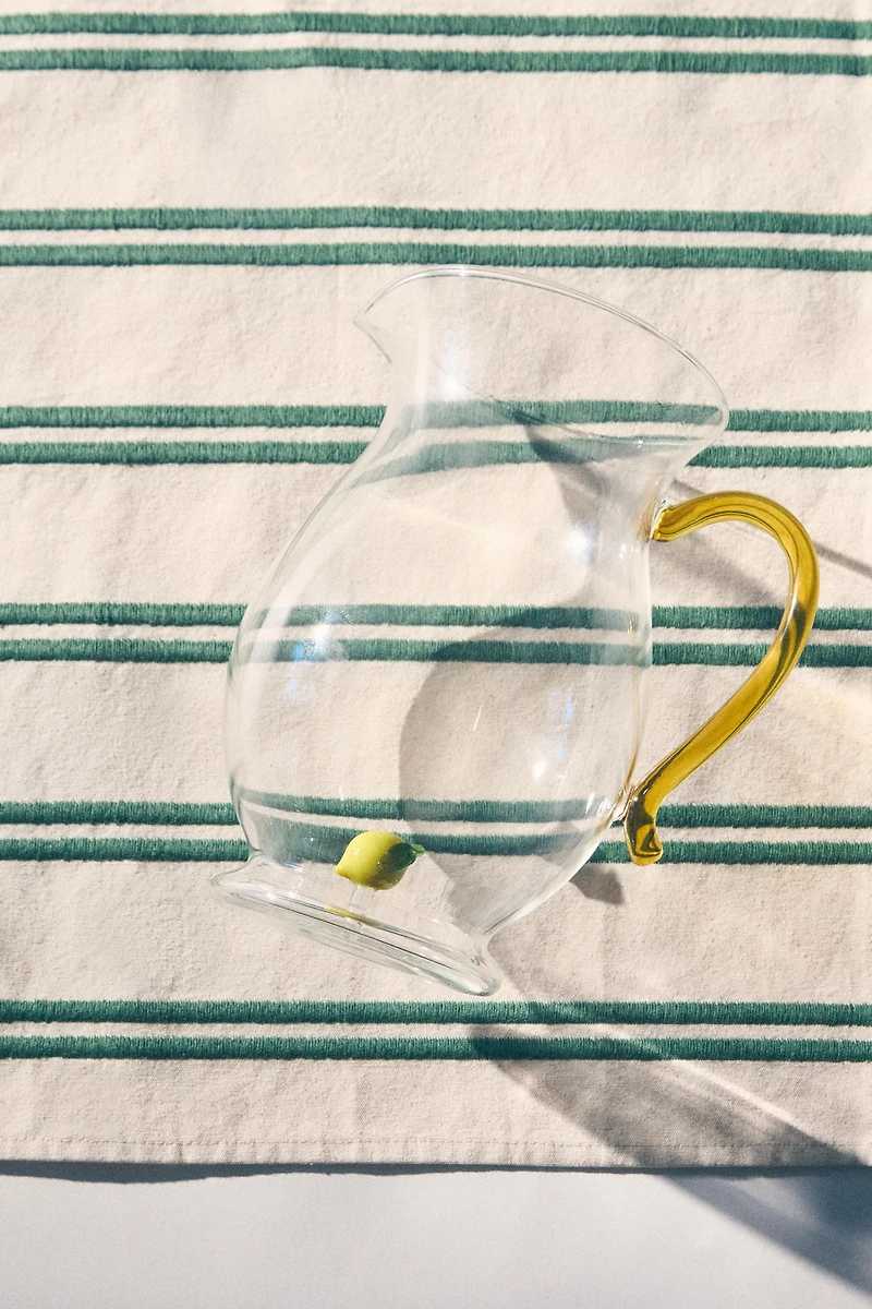 LEMON BOROSILICATE PITCHER