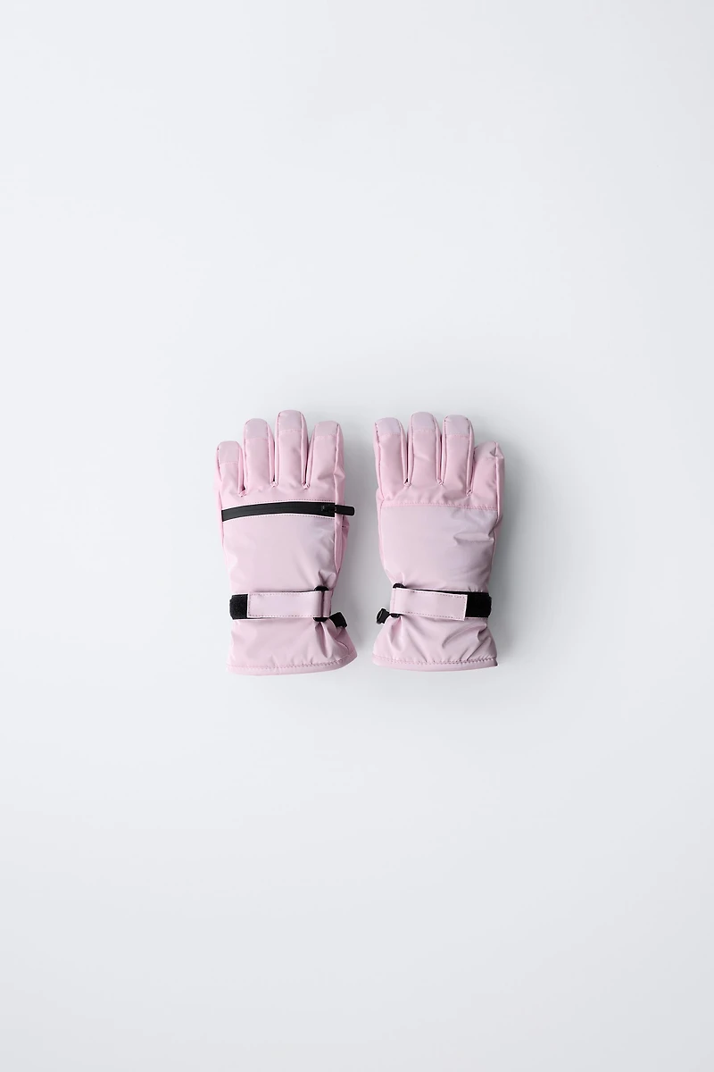 WINDPROOF RUBBERIZED GLOVES SKI COLLECTION