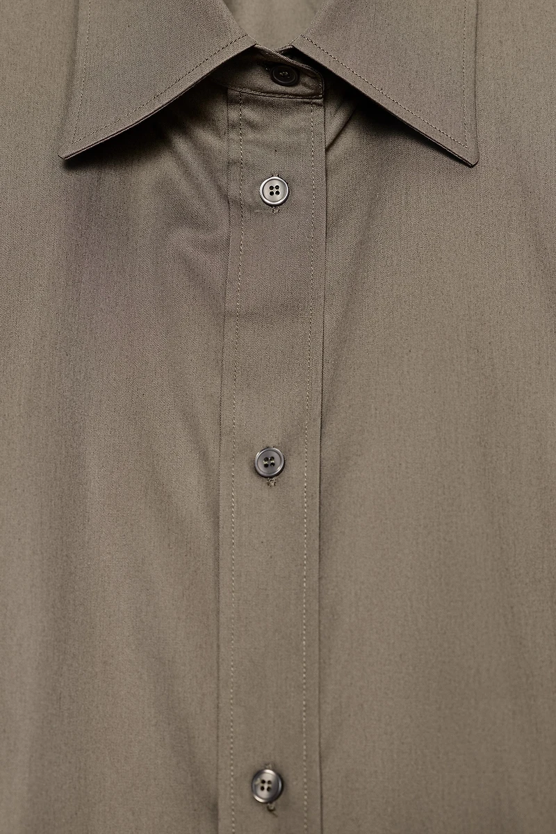 FITTED HEM SHIRT