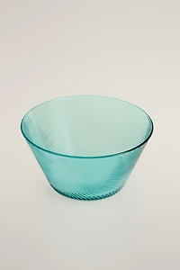 ACRYLIC BOWL WITH LINES
