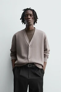 CARDIGAN STRUCTURE COTON