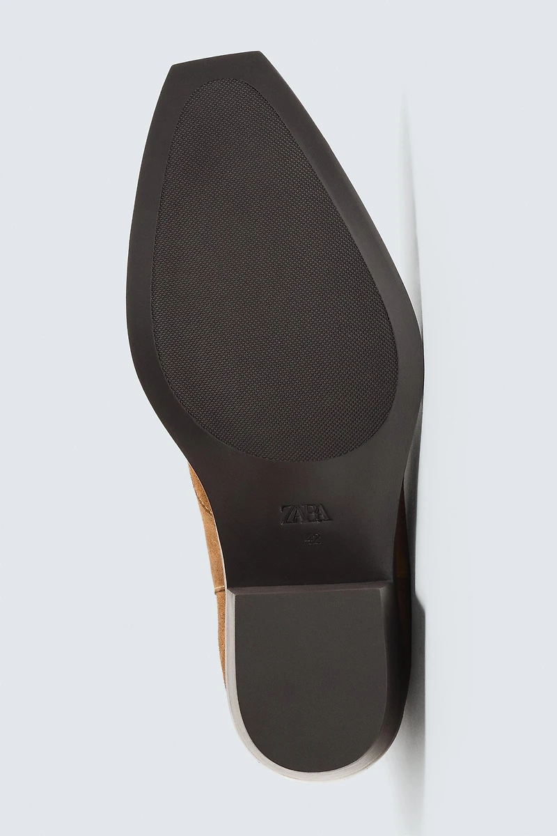 LEATHER COWBOY BOOTS