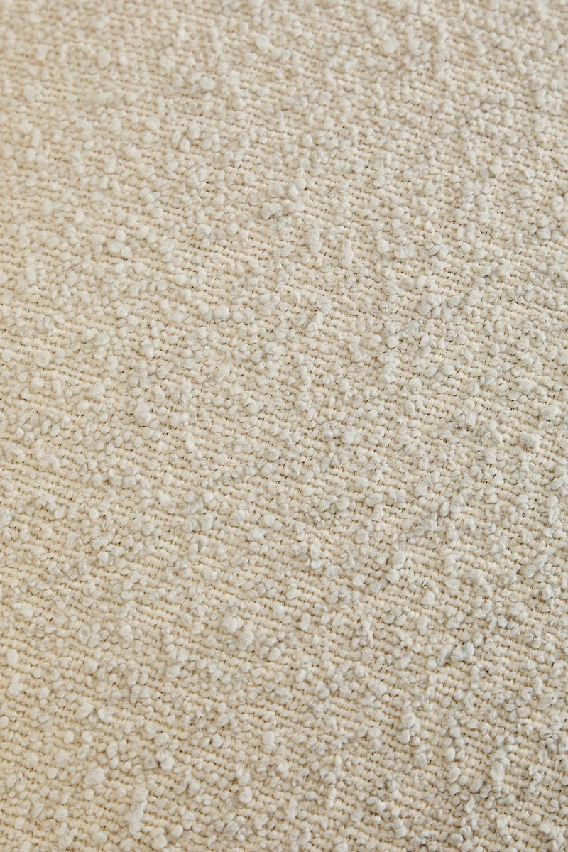 UPHOLSTERED BOUCLÉ ACCENT CHAIR
