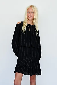 SPARKLY STRIPED DRESS