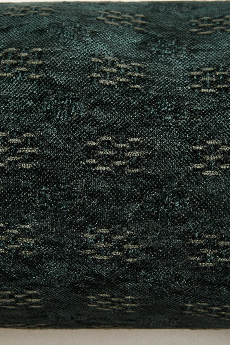 JACQUARD BOLSTER CUSHION