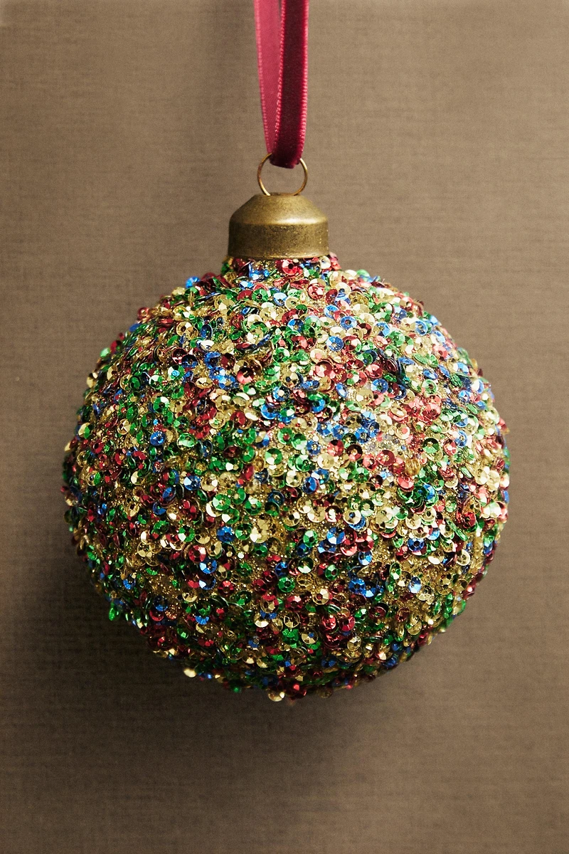 DÉCO SAPIN BOULE STRASS NOËL