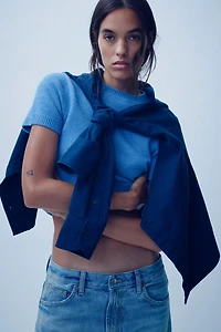 PULL EN MAILLE LAINE ET CACHEMIRE