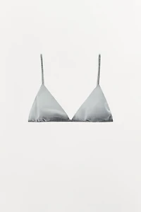 SILK TRIANGLE BRALETTE