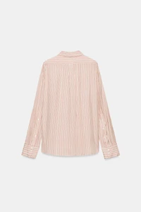 ZW COLLECTION SILK STRIPED SHIRT