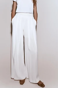 PLEATED PALAZZO PANTS