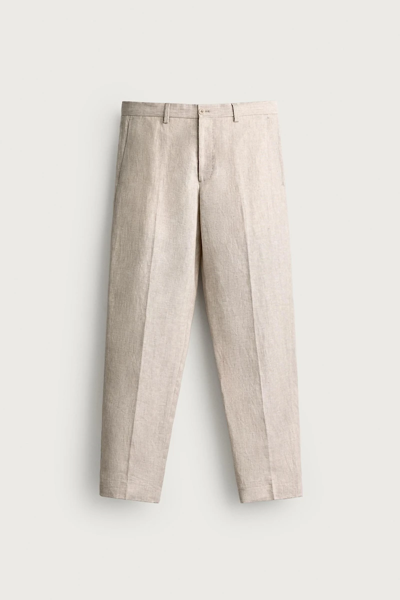 100% LINEN SUIT PANTS