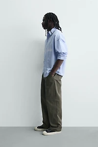 CHEMISE OXFORD COUPE BOXY IMPRIMÉE