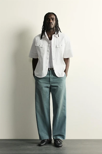 DENIM CHINO PANTS