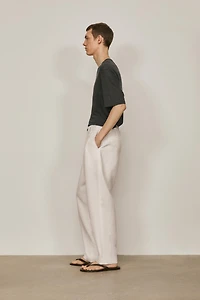 Pantalon à double pince en lin - LIMITED EDITION