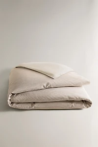 HOUSSE DE COUETTE RAYURES RÉVERSIBLE