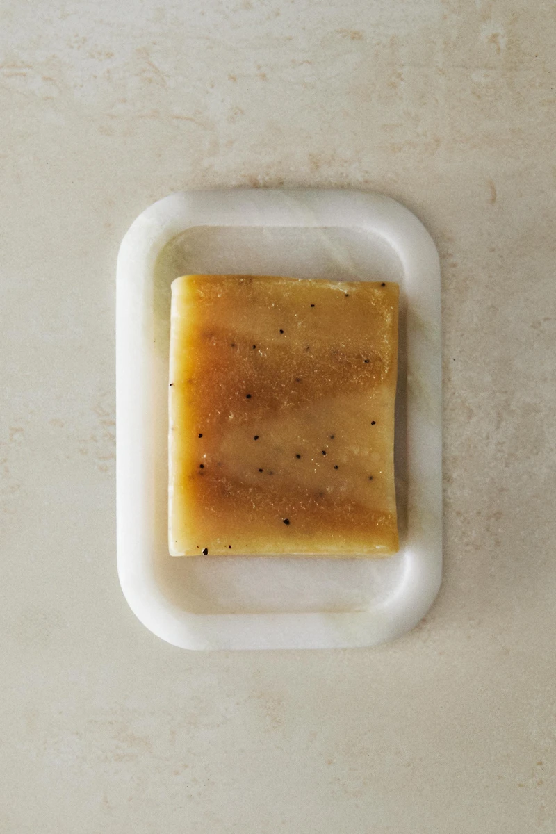 PORTE-SAVON MARBRE BLANC