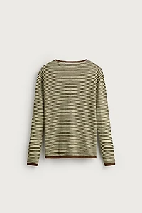 LIGHTWEIGHT STRIPED JACQUARD JUMPER