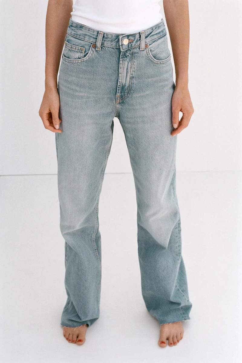 JEAN TRF COUPE LARGE TAILLE HAUTE
