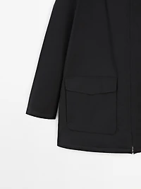 Parka mélange duvet hydrofuge