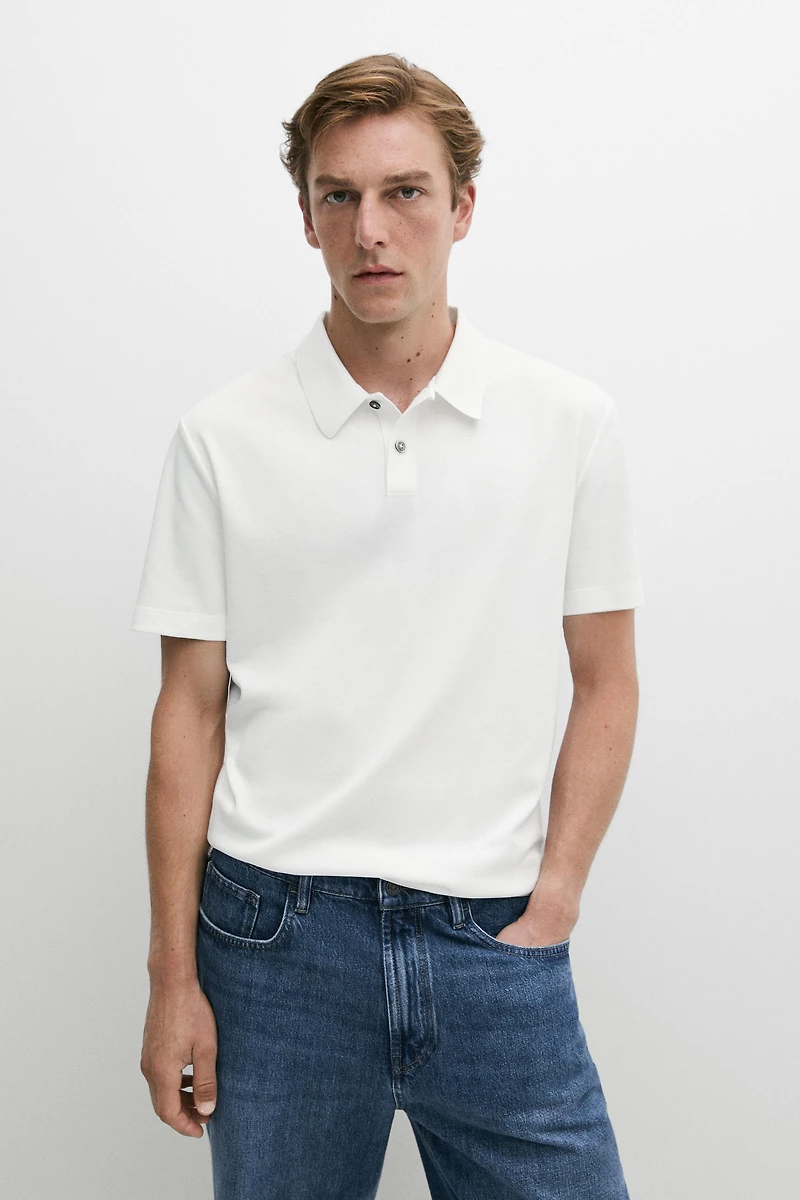 Polo manches courtes 100% coton