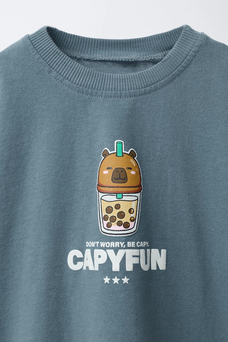 T-SHIRT TEINT EN PIÈCE CAPIBARA CAPYFUN ©
