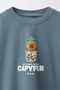 T-SHIRT TEINT EN PIÈCE CAPIBARA CAPYFUN ©