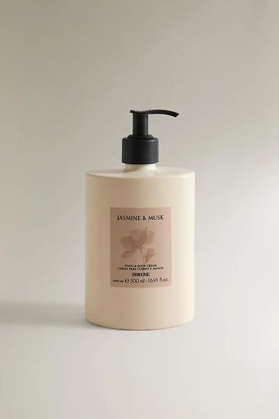 (500 ML) CRÈME POUR LES MAINS ET LE CORPS JASMINE & MUSK