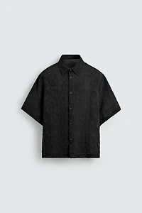 FLOWY TEXTURED SHIRT