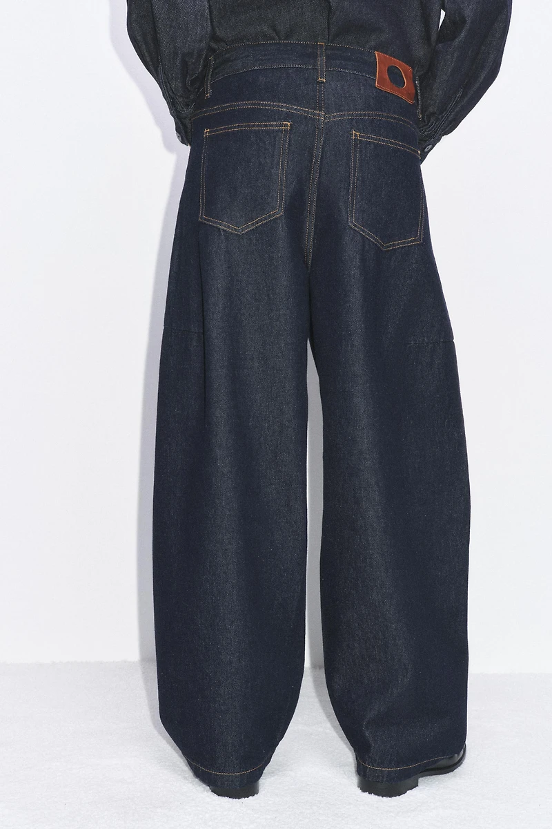 JEAN ZW COLLECTION BALLOON LONGUEUR CHEVILLE TAILLE NORMALE