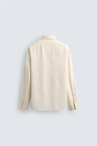 TEXTURED STRIPED SHIRT