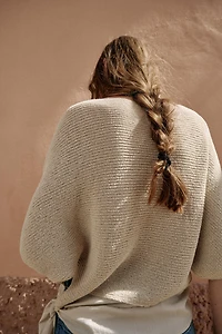 COMBINED KNIT TIE TOP