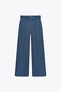 PANTALON SERGE NERVURE CEINTURE