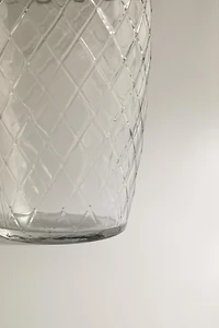 VERRE PORTE-BROSSE À DENTS LOSANGES