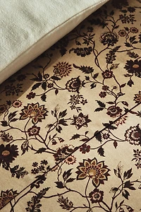 DRAP DE DESSUS SATIN IMPRIMÉ FLEURS