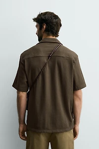 TEXTURED REGULAR FIT SHIRT