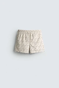 PAISLEY PRINT MID-LENGTH SWIM SHORTS
