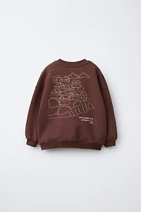SWEAT À INSCRIPTION BRODÉE