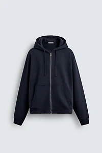 SWEAT ZIPPÉ À CAPUCHE
