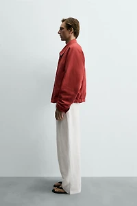 BLOUSON RELAXED FIT EN COTON