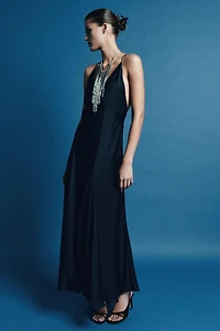 ZW COLLECTION SATIN EFFECT MAXI DRESS