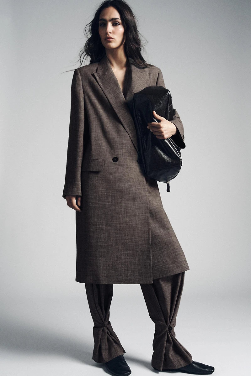 MANTEAU VESTE LONGUE CROISÉ ZW COLLECTION LIMITED EDITION