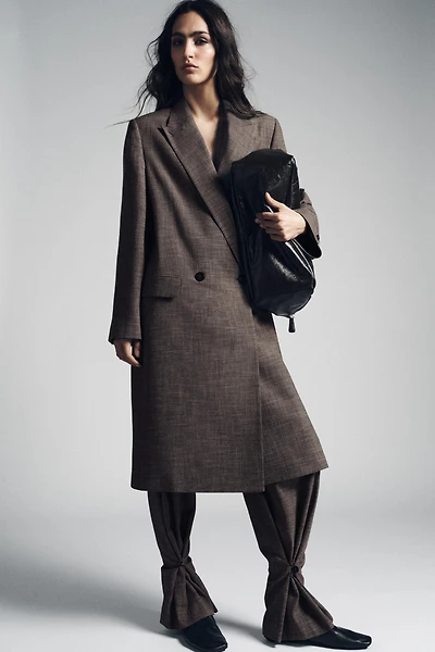 MANTEAU VESTE LONGUE CROISÉ ZW COLLECTION LIMITED EDITION