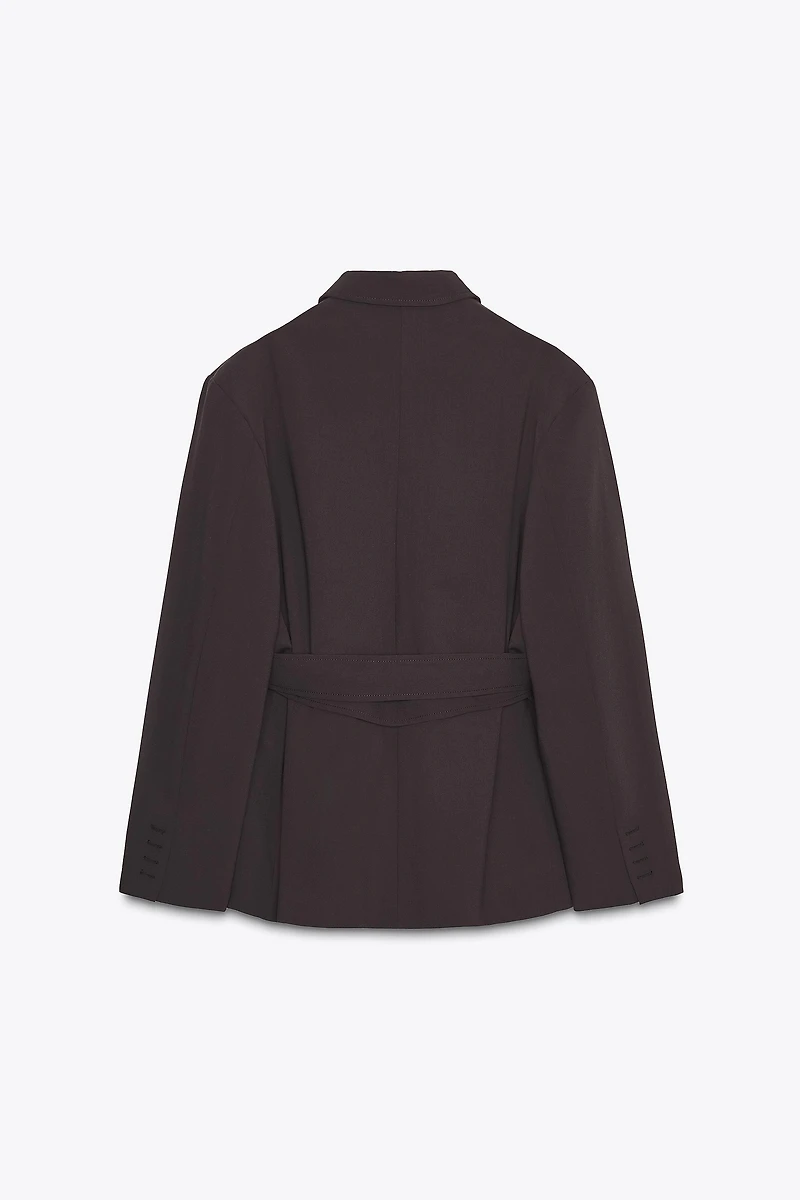 BELTED BLAZER