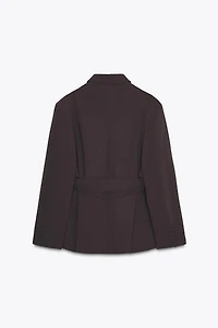 BELTED BLAZER