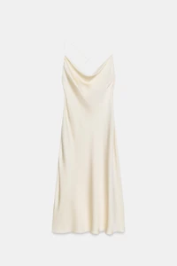 SATIN LINGERIE STYLE DRESS ZW COLLECTION